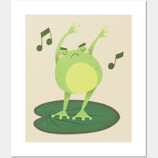 Angry Dance Froggie Posters and Art